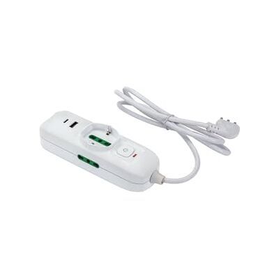 Tecnomat FANTON 5P Verlengsnoer - Universeel 2 USB Tecnomat FANTON 5P Verlengsnoer - Universeel 2 USB