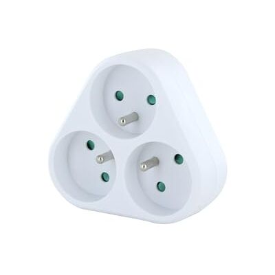 CHACON Witte dominostekker 3 x 16 A CHACON Witte dominostekker 3 x 16 A