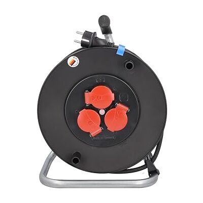 as - Schwabe as Schwabe Baustellen-Kabeltrommel 25m H07RN-F 3G2,5 mit Schutzkontaktstecker, Thermoschutzschalter, 3x Schutzkontaktsteckdose mit Klappdeckeln 230V, 16A, max.3500W, Made in Germany, IP44, 10132 as - Schwabe as Schwabe Baustellen-Kabeltrommel 25m H07RN-F 3G2,5 mit Schutzkontaktstecker, Thermoschutzschalter, 3x Schutzkontaktsteckdose mit Klappdeckeln 230V, 16A, max.3500W, Made in Germany, IP44, 10132