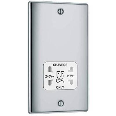 British General NBS20B - Multivoltage stopcontact voor scheerapparaten en elektrische tandenborstels British General NBS20B - Multivoltage stopcontact voor scheerapparaten en elektrische tandenborstels