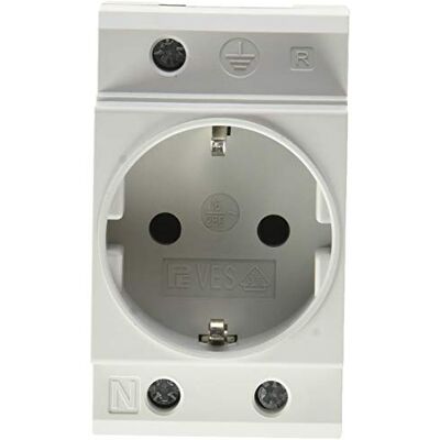 Unitec - 47260L - Taupe - Int. bescherming - Stopcontact Unitec - 47260L - Taupe - Int. bescherming - Stopcontact