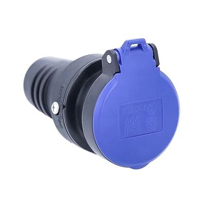as - Schwabe as Schwabe Zwitserse koppeling type 23, 230 V/16 A, zwart/blauw, om vast te schroeven, IP55 stof- en straalwaterdicht as - Schwabe as Schwabe Zwitserse koppeling type 23, 230 V/16 A, zwart/blauw, om vast te schroeven, IP55 stof- en straalwaterdicht