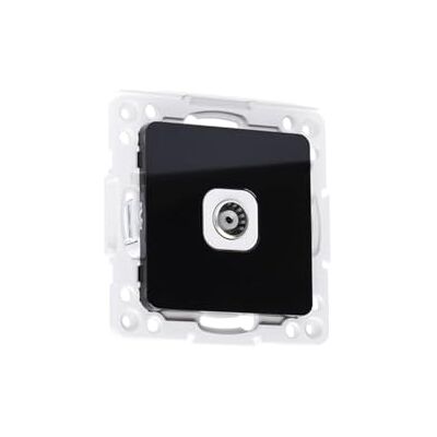 VoltShine TV-adapter 1-voudig, compatibel met Duitse en Franse stopcontacten, zwart, maakt de aansluiting van audiovisuele apparaten mogelijk. VoltShine TV-adapter 1-voudig, compatibel met Duitse en Franse stopcontacten, zwart, maakt de aansluiting van audiovisuele apparaten mogelijk.