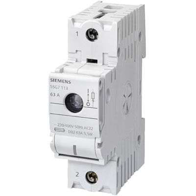 Siemens 5SG7113 lastverdelingsschakelaar zekeringsgrootte = D02 63A 230V Siemens 5SG7113 lastverdelingsschakelaar zekeringsgrootte = D02 63A 230V