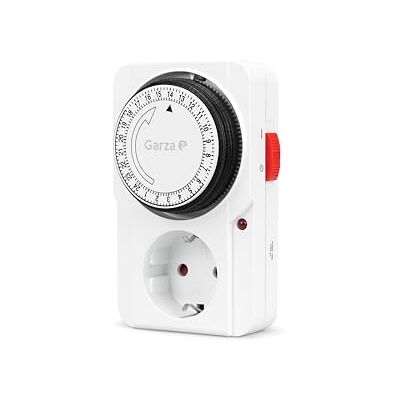 Garza 400600 Analoge timer, wit Garza 400600 Analoge timer, wit