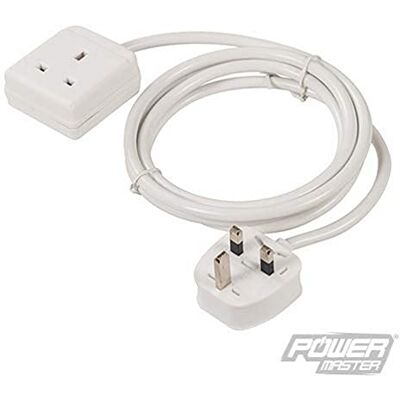 Power Master Powermaster 504572 stekkerdoos met neonindicator, wit Power Master Powermaster 504572 stekkerdoos met neonindicator, wit