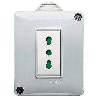 VIMAR - PLANA-CONTENITORE IP40 1 MODULE STOPPEN P17/11 - IP40 - 1 Modul VIMAR - PLANA-CONTENITORE IP40 1 MODULE STOPPEN P17/11 - IP40 - 1 Modul