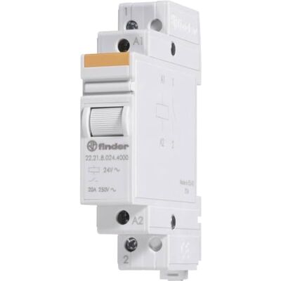 Finder 22.22.8.230.4000 Modulaire Relais - Industriële, 230V, 20A Finder 22.22.8.230.4000 Modulaire Relais - Industriële, 230V, 20A