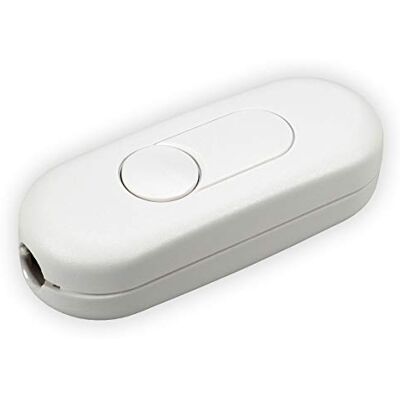 Ehmann 2960x0800 elektronische snoerdimmer T29.08 wit, faseaansnede, 230V, 50Hz, vermogen: LED 3-35 W, 5-100 W/VA Ehmann 2960x0800 elektronische snoerdimmer T29.08 wit, faseaansnede, 230V, 50Hz, vermogen: LED 3-35 W, 5-100 W/VA