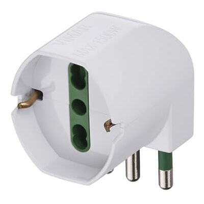 VIMAR RI.00305.B Eenvoudige adapter Sicury 250 V~ verspringend, max 1500 W, stekker 2P+T 16 A Italiaanse standaard type S17, een stopcontact 2P+T 16 A Universeel Italiaanse standaard type P40 90° VIMAR RI.00305.B Eenvoudige adapter Sicury 250 V~ verspringend, max 1500 W, stekker 2P+T 16 A Italiaanse standaard type S17, een stopcontact 2P+T 16 A Universeel Italiaanse standaard type P40 90°