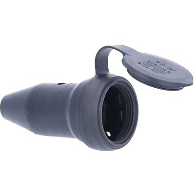 as - Schwabe as Schwabe 60417 Rubberen Koppeling zonder Kabel, IP 44, IP44, 230 V/16 A, Zwart as - Schwabe as Schwabe 60417 Rubberen Koppeling zonder Kabel, IP 44, IP44, 230 V/16 A, Zwart