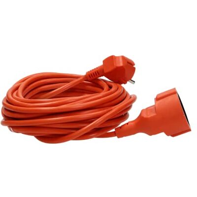 Orno 40m verlengkabel - IP20 PVC 1 stopcontact tuin Orno 40m verlengkabel - IP20 PVC 1 stopcontact tuin