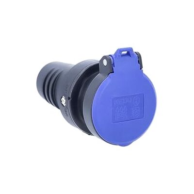 as - Schwabe as Schwabe Zwitserse koppeling type 13, 230 V/10 A, zwart/blauw, om vast te schroeven, IP55 stof- en straalwaterdicht as - Schwabe as Schwabe Zwitserse koppeling type 13, 230 V/10 A, zwart/blauw, om vast te schroeven, IP55 stof- en straalwaterdicht
