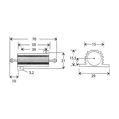 Velleman RH33E0 inbouwbus, ongeïsoerd, 2,0 mm diameter 145680 Velleman RH33E0 inbouwbus, ongeïsoerd, 2,0 mm diameter 145680