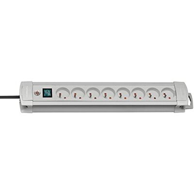 Brennenstuhl Stekkerdoos Grijs Premium-plus 8 Stopcontacten - power strip Brennenstuhl Stekkerdoos Grijs Premium-plus 8 Stopcontacten - power strip