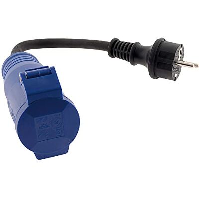 Zenitech Voedingsadapter - CEE17 female naar 16A 2P+T - Caravaning Zenitech Voedingsadapter - CEE17 female naar 16A 2P+T - Caravaning