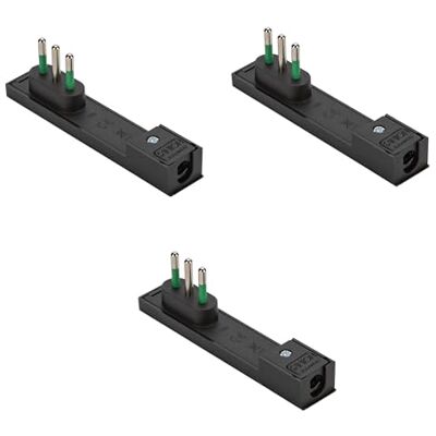 FANTON - 80068-B3 - Zwart - 2P+T 10A - Stekker FANTON - 80068-B3 - Zwart - 2P+T 10A - Stekker