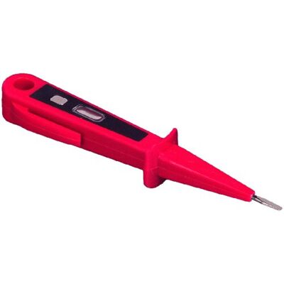 Unitec 46420L fasetester Euro, 125-250V, 190 mm IP54, geïsoleerd, rood Unitec 46420L fasetester Euro, 125-250V, 190 mm IP54, geïsoleerd, rood