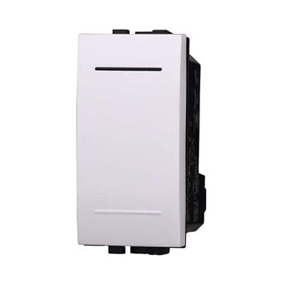 ETTROIT Space Schakelmodule - 16A, Wit, Compatibel met Bticino Living ETTROIT Space Schakelmodule - 16A, Wit, Compatibel met Bticino Living