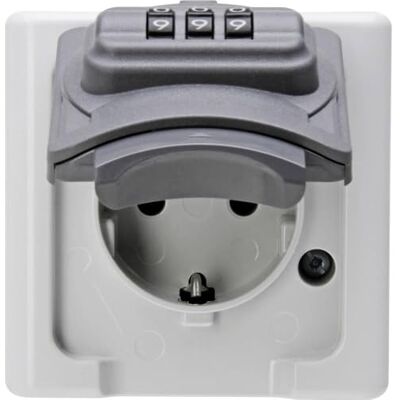 Kopp Elektrotechnik Kopp 109802008 Blueelectric Waterdichte Stopcontact - Stopcontact Kopp Elektrotechnik Kopp 109802008 Blueelectric Waterdichte Stopcontact - Stopcontact