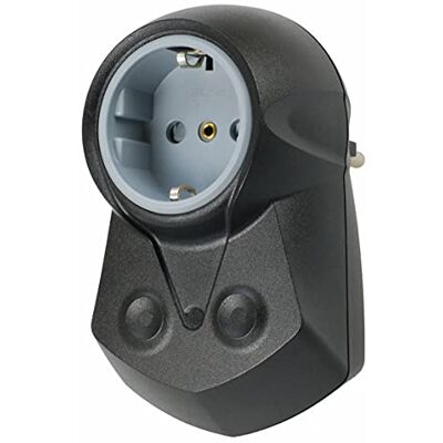 Ehmann Netfilter-tussenstekker 0423x0000 ter bescherming tegen storingsgeluiden uit het net (vanaf 150 kHz), kleur: zwart Ehmann Netfilter-tussenstekker 0423x0000 ter bescherming tegen storingsgeluiden uit het net (vanaf 150 kHz), kleur: zwart