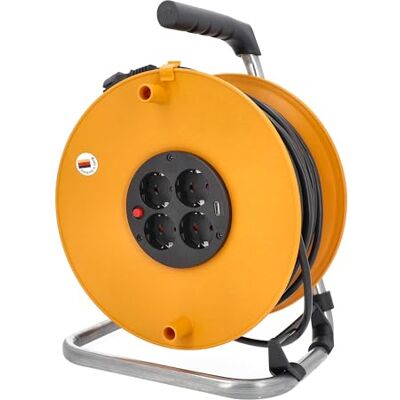 as - Schwabe as Schwabe Kabelhaspel 25 m, verlengkabeltrommel 4 inbouwstopcontacten 230 V/16 A met USB-uitgang 5 V/2,1 A & geaarde stekker, kabelhaspel 230 V/16 A, IP20, oranje, Made in Germany, 11480 as - Schwabe as Schwabe Kabelhaspel 25 m, verlengkabeltrommel 4 inbouwstopcontacten 230 V/16 A met USB-uitgang 5 V/2,1 A & geaarde stekker, kabelhaspel 230 V/16 A, IP20, oranje, Made in Germany, 11480
