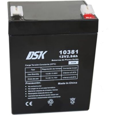 DSK AGM Loodzuurbatterij - 12V 2,9Ah DSK AGM Loodzuurbatterij - 12V 2,9Ah