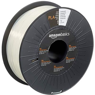 AmazonBasics 3D-printer filament - Doorzichtig - 1kg AmazonBasics 3D-printer filament - Doorzichtig - 1kg
