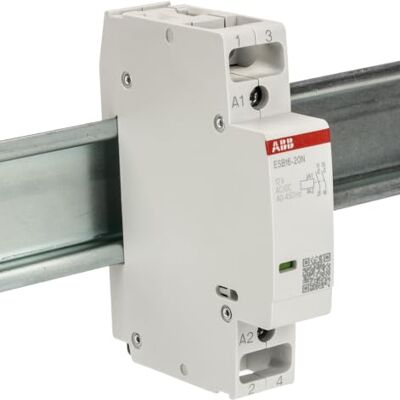 ABB Contactor ESB16-20N-14 - 2-polig 16A 12V AC/DC ABB Contactor ESB16-20N-14 - 2-polig 16A 12V AC/DC