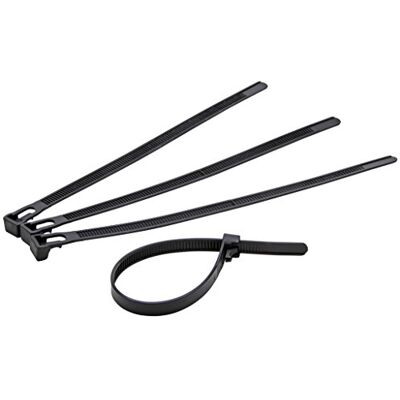 Kopp Kabelbinders hersluitbaar 50 stuks, zwart, 99965146 Kopp Kabelbinders hersluitbaar 50 stuks, zwart, 99965146