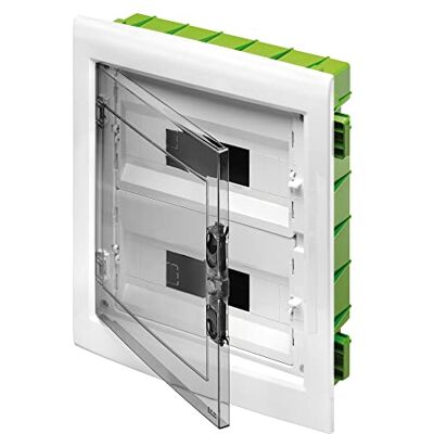 Gewiss pm fume frame mobiele onderdelen fume 24 modules 12x2 ip40 Groen Gewiss pm fume frame mobiele onderdelen fume 24 modules 12x2 ip40 Groen