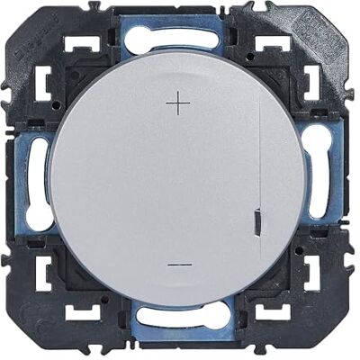 Legrand Universele dimmer Dooxie 2 draden 125 W – samengesteld uit aluminium Legrand Universele dimmer Dooxie 2 draden 125 W – samengesteld uit aluminium