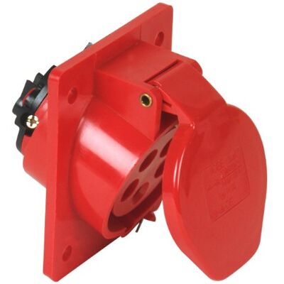 PCE Unitec 47416L CEE-aanbouwdoos schuin 16A, 5-polig, rood PCE Unitec 47416L CEE-aanbouwdoos schuin 16A, 5-polig, rood