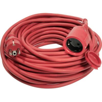 as - Schwabe as Schwabe 60264 Rubberen Verlengkabel met Rubberen Voedingskabel voor Gebruik Buitenshuis, IP44, Rood as - Schwabe as Schwabe 60264 Rubberen Verlengkabel met Rubberen Voedingskabel voor Gebruik Buitenshuis, IP44, Rood