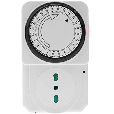 Programmeerbare 24-Uurs Timer - Stopcontact met Timer Programmeerbare 24-Uurs Timer - Stopcontact met Timer