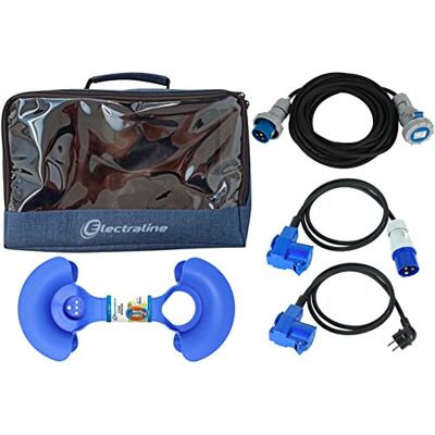 ELECTRALINE - 92412 - 10M - IP44 - Verlengsnoer set ELECTRALINE - 92412 - 10M - IP44 - Verlengsnoer set