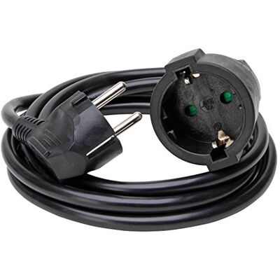 Kopp - Verlängerungskabel - Zwart - 2m - Extension cord Kopp - Verlängerungskabel - Zwart - 2m - Extension cord