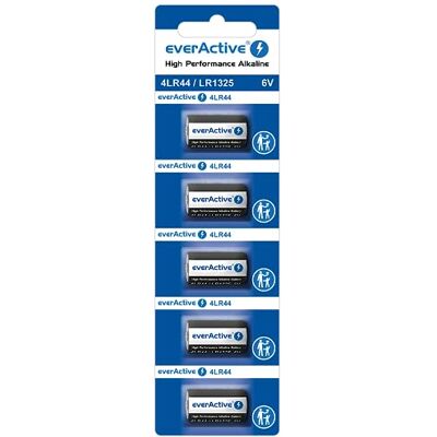 Everactive 4LR44 544A Alkaline Batterij - 5 stuks Everactive 4LR44 544A Alkaline Batterij - 5 stuks