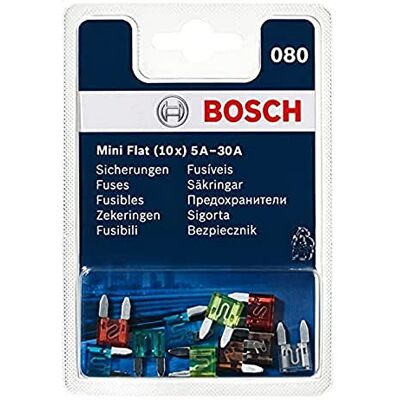 Bosch 10 mini-zekeringen van 5 A tot 30 A Bosch 10 mini-zekeringen van 5 A tot 30 A