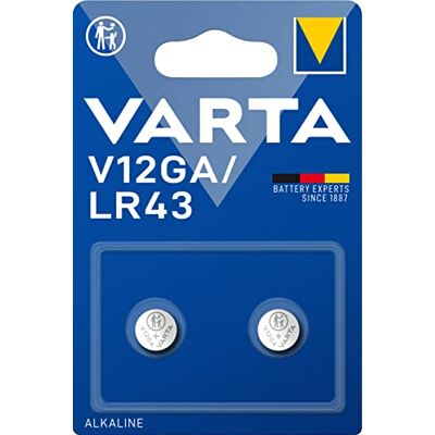 Varta V12GA Model LR43 -wegwerpbatterij Varta V12GA Model LR43 -wegwerpbatterij