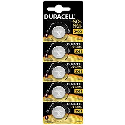 Duracell BVBA 2032 Lithium knoopcellen, 3 V, 5 stuks met Baby Secure technologie (DL2032/CR2032) Duracell BVBA 2032 Lithium knoopcellen, 3 V, 5 stuks met Baby Secure technologie (DL2032/CR2032)