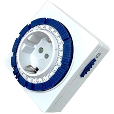 Silver Electronics 49402 Blauw Wit Timer - Elektronische timer Silver Electronics 49402 Blauw Wit Timer - Elektronische timer