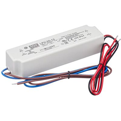 MEAN WELL MeanWell 4021087006927, 35 W, LPV-35-12, wit MEAN WELL MeanWell 4021087006927, 35 W, LPV-35-12, wit