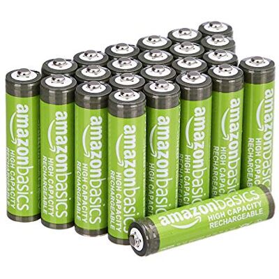 Amazon Basics Oplaadbare AAA-batterijen - Hoge capaciteit 850mAh, 24 stuks Amazon Basics Oplaadbare AAA-batterijen - Hoge capaciteit 850mAh, 24 stuks
