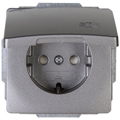 Kopp - Venedig platina - Platina - klapdeksel - Socket outlet Kopp - Venedig platina - Platina - klapdeksel - Socket outlet