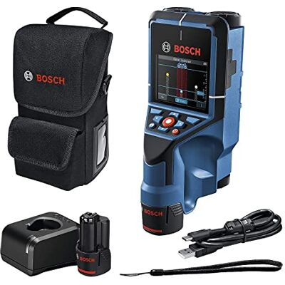 Bosch Professionele Muur Scanner D-tect 200 C - Detecteert kabels, leidingen, metaal, hout Bosch Professionele Muur Scanner D-tect 200 C - Detecteert kabels, leidingen, metaal, hout