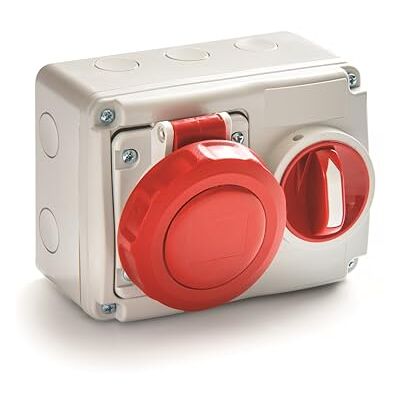 Rosi 14.3316R6 Stopcontact - 3P+T, 380V, 16A, IP67 Rosi 14.3316R6 Stopcontact - 3P+T, 380V, 16A, IP67