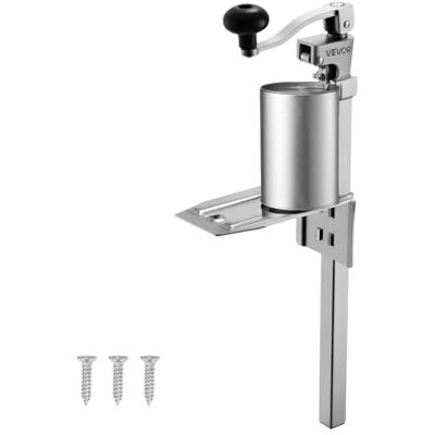 VEVOR Commerciële blikopener, zware handmatige tafelbladoener voor blikjes tot 11,8 inch hoogte, in hoogte verstelbare professionele blikopeners met roestvrijstalen mes, voor restaurant- en VEVOR Commerciële blikopener, zware handmatige tafelbladoener voor blikjes tot 11,8 inch hoogte, in hoogte verstelbare professionele blikopeners met roestvrijstalen mes, voor restaurant- en