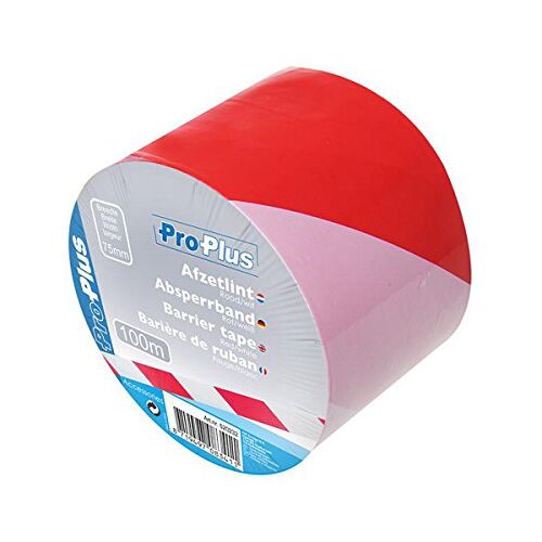 ProPlus Afzetband rood/wit