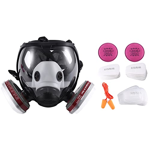 Seprendi Masker, nucleair en chemisch masker tegen stof voor schilderen, houtbewerking, bouw, schuren